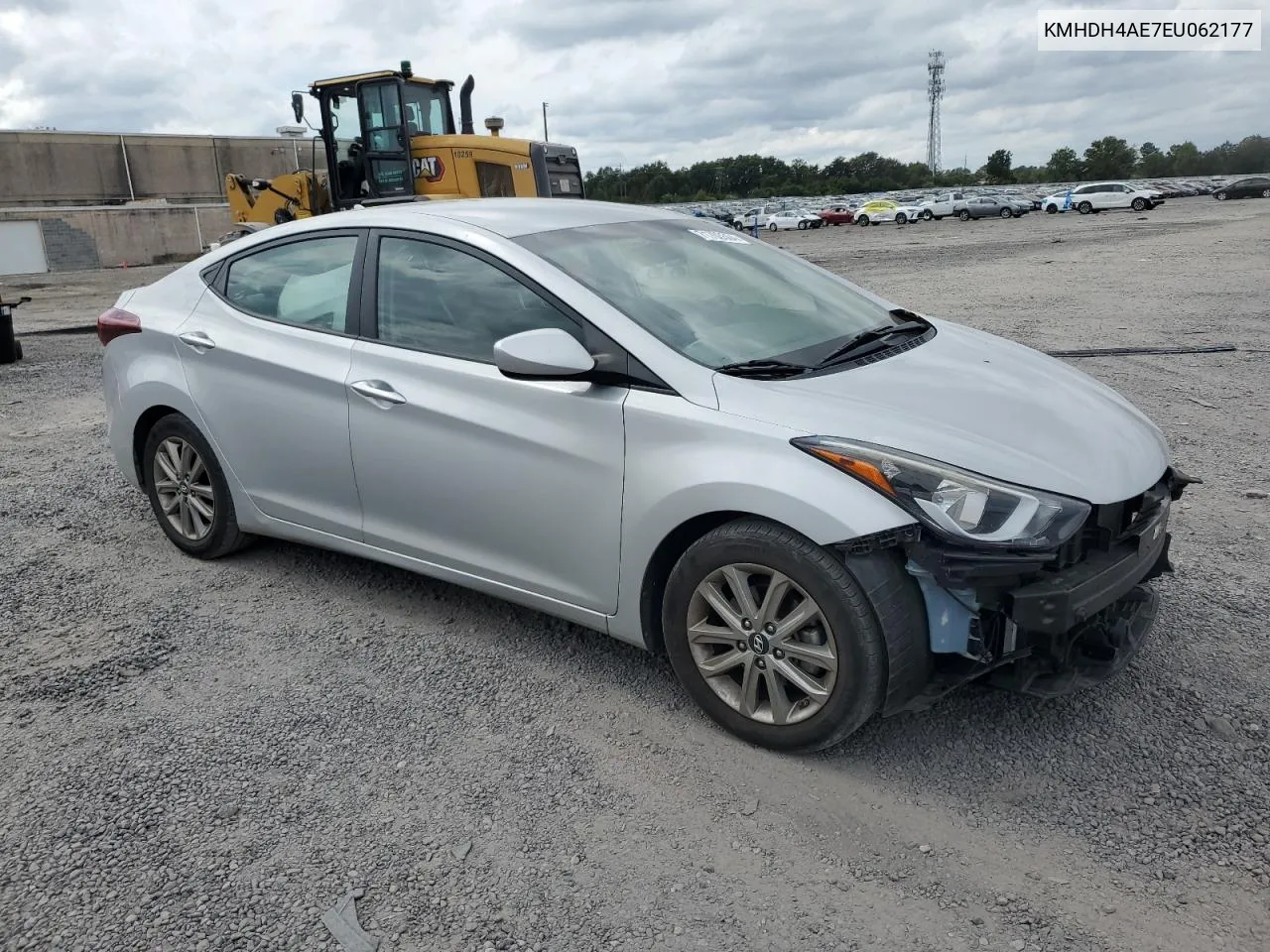 KMHDH4AE7EU062177 2014 Hyundai Elantra Se