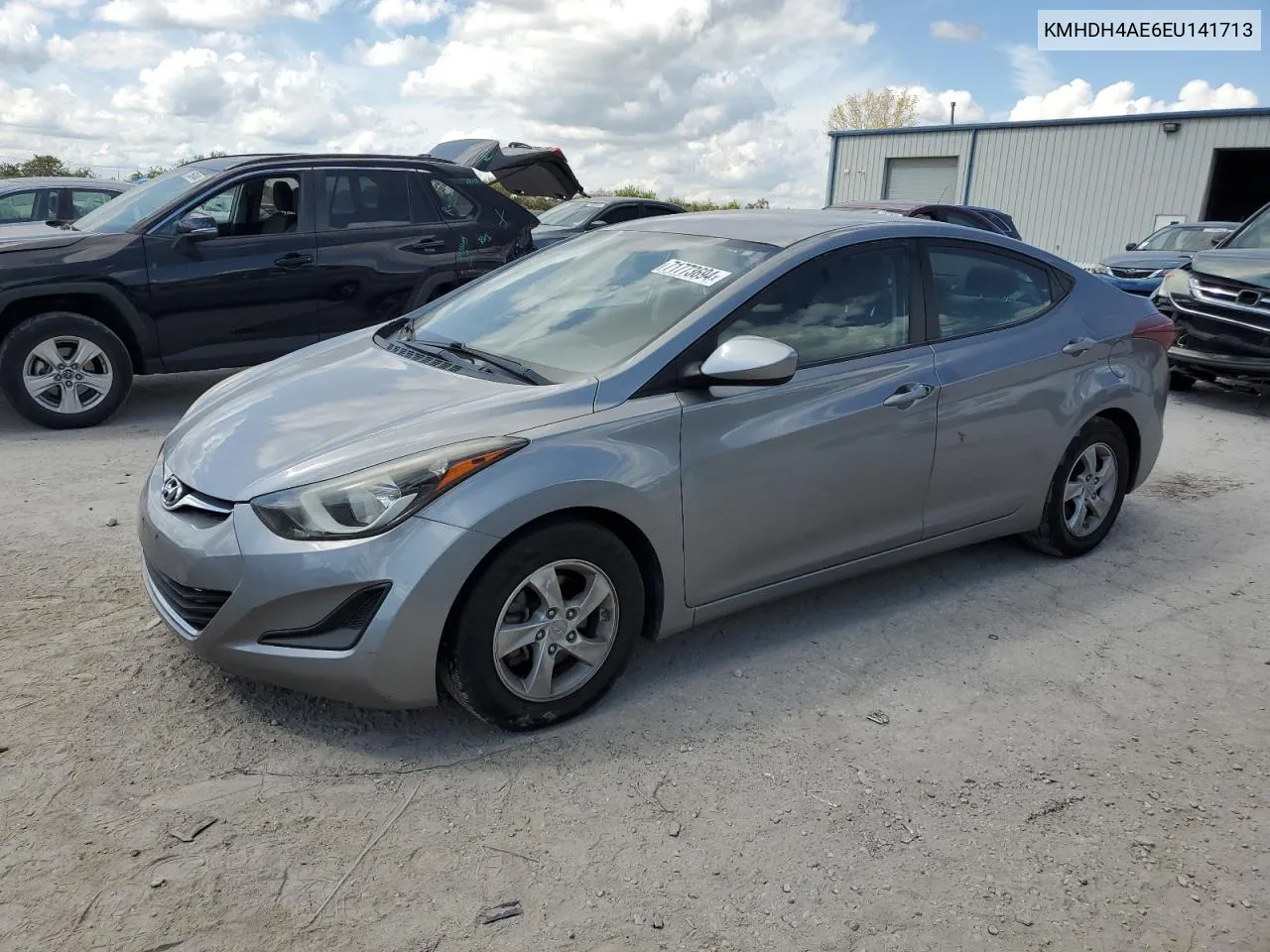 2014 Hyundai Elantra Se VIN: KMHDH4AE6EU141713 Lot: 71773694