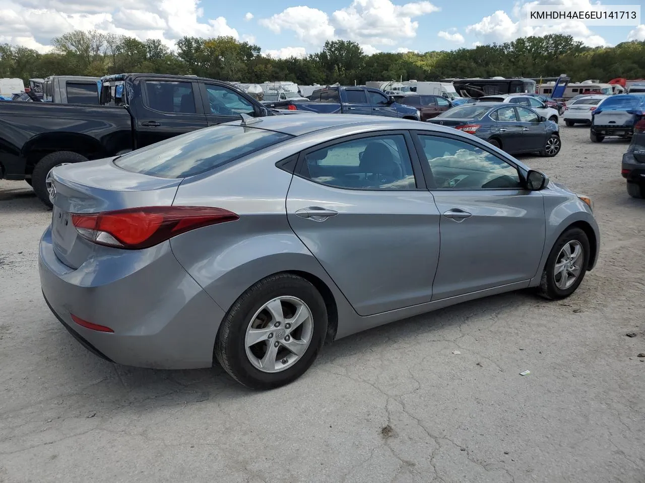 KMHDH4AE6EU141713 2014 Hyundai Elantra Se