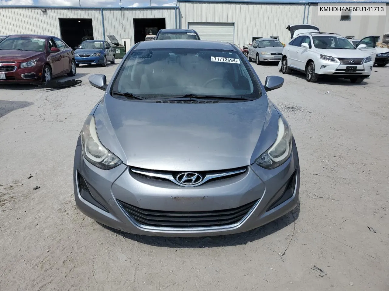 KMHDH4AE6EU141713 2014 Hyundai Elantra Se