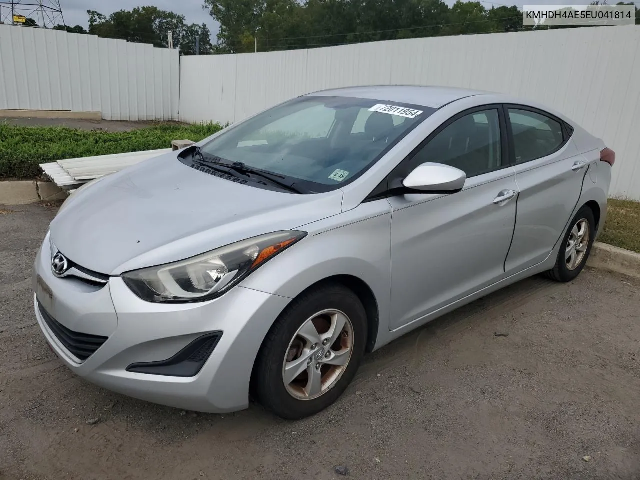 KMHDH4AE5EU041814 2014 Hyundai Elantra Se