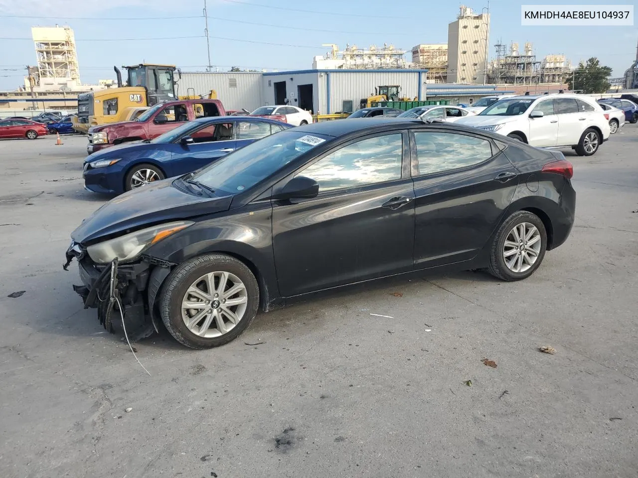 2014 Hyundai Elantra Se VIN: KMHDH4AE8EU104937 Lot: 72048914