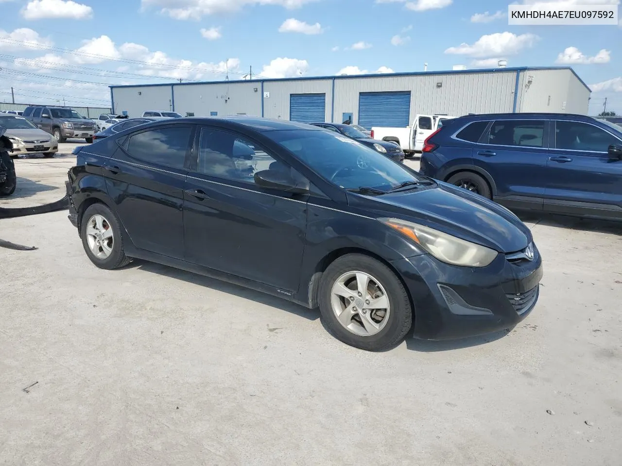 2014 Hyundai Elantra Se VIN: KMHDH4AE7EU097592 Lot: 72147644