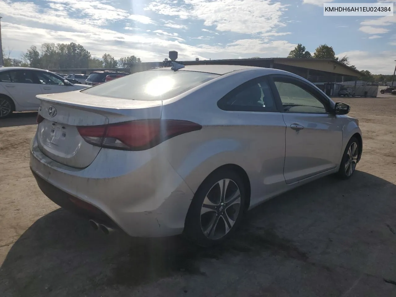 KMHDH6AH1EU024384 2014 Hyundai Elantra Coupe Gs