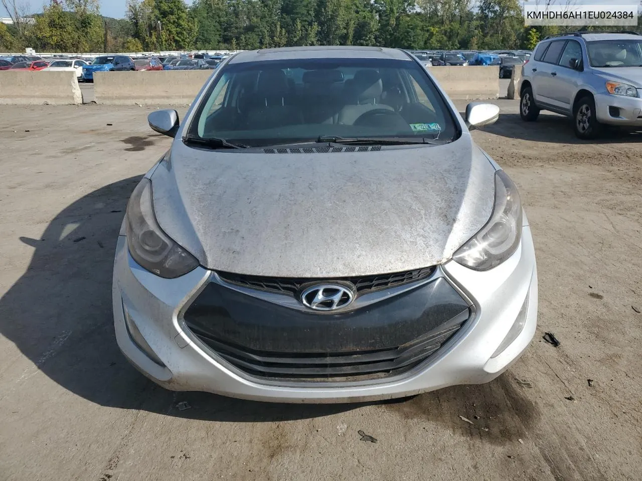 KMHDH6AH1EU024384 2014 Hyundai Elantra Coupe Gs