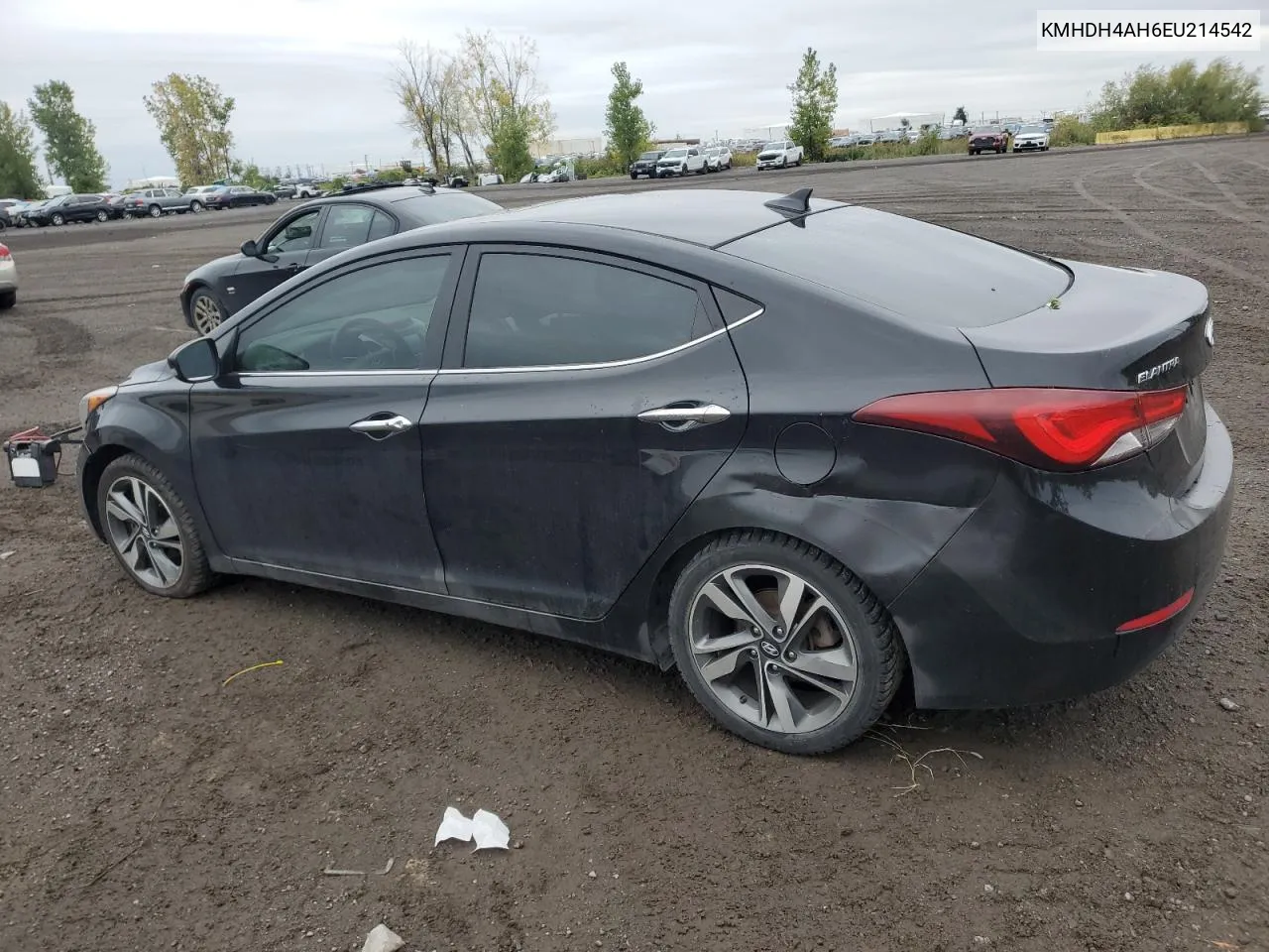 KMHDH4AH6EU214542 2014 Hyundai Elantra Se