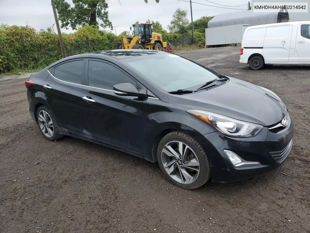 2014 Hyundai Elantra Se VIN: KMHDH4AH6EU214542 Lot: 72540164