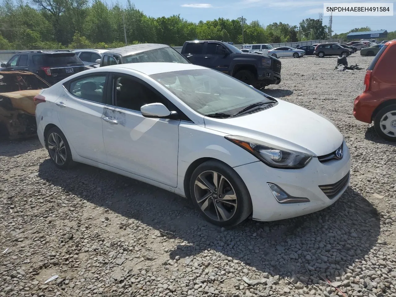 2014 Hyundai Elantra Se VIN: 5NPDH4AE8EH491584 Lot: 72565614