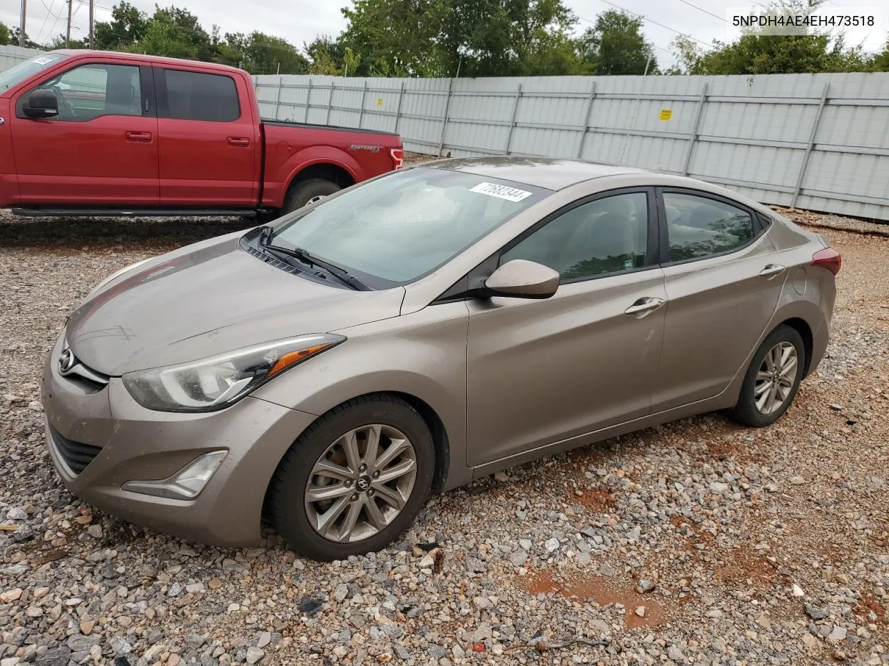 5NPDH4AE4EH473518 2014 Hyundai Elantra Se