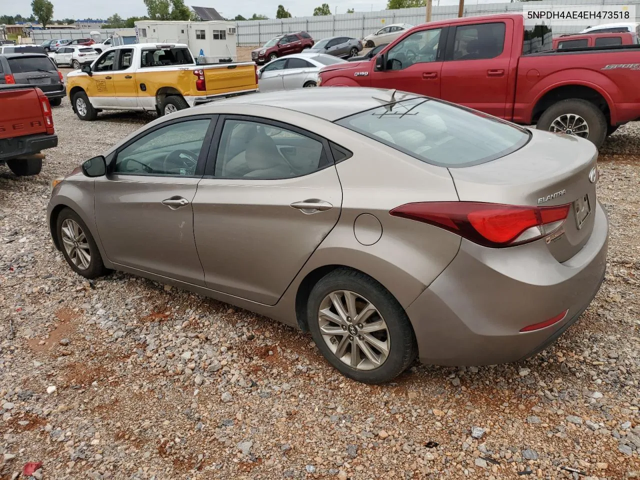 2014 Hyundai Elantra Se VIN: 5NPDH4AE4EH473518 Lot: 72682344