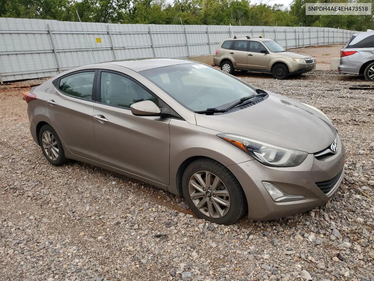 5NPDH4AE4EH473518 2014 Hyundai Elantra Se