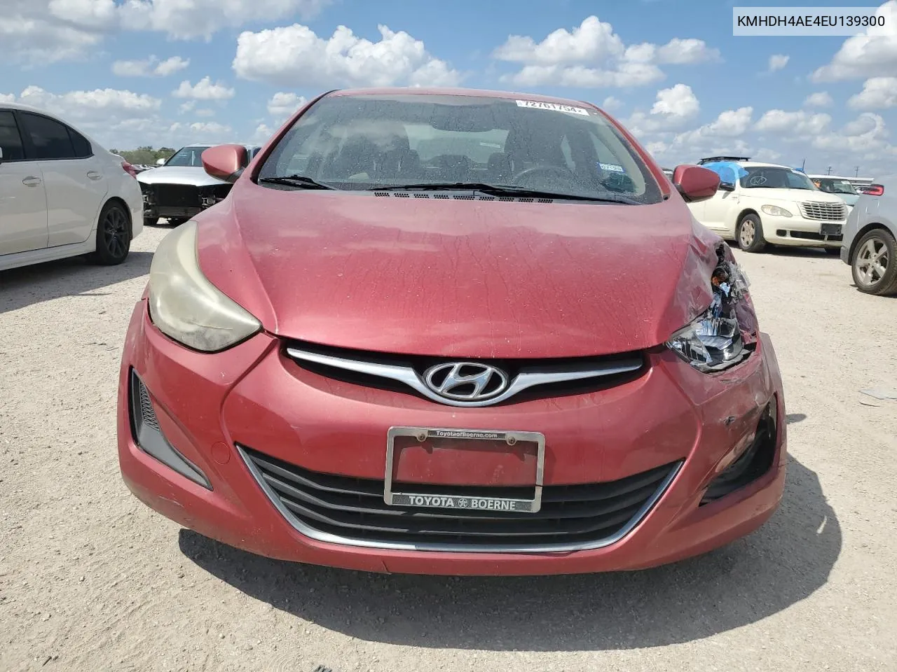 KMHDH4AE4EU139300 2014 Hyundai Elantra Se