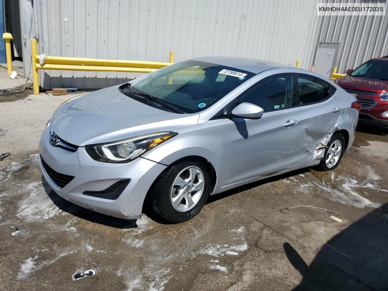 2014 Hyundai Elantra Se VIN: KMHDH4AE0EU172035 Lot: 72789514