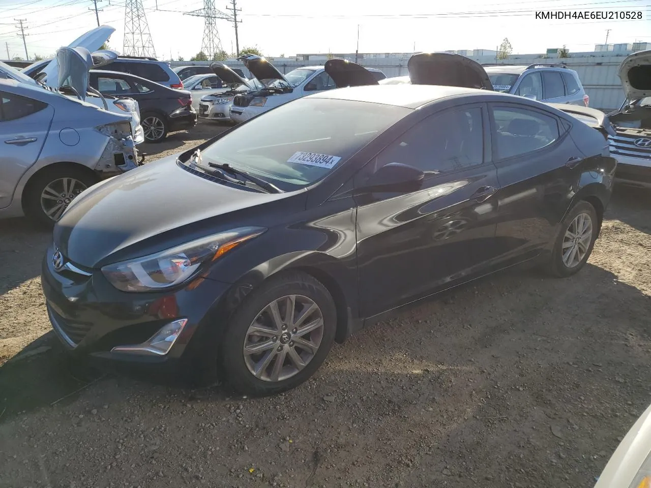 2014 Hyundai Elantra Se VIN: KMHDH4AE6EU210528 Lot: 73293894