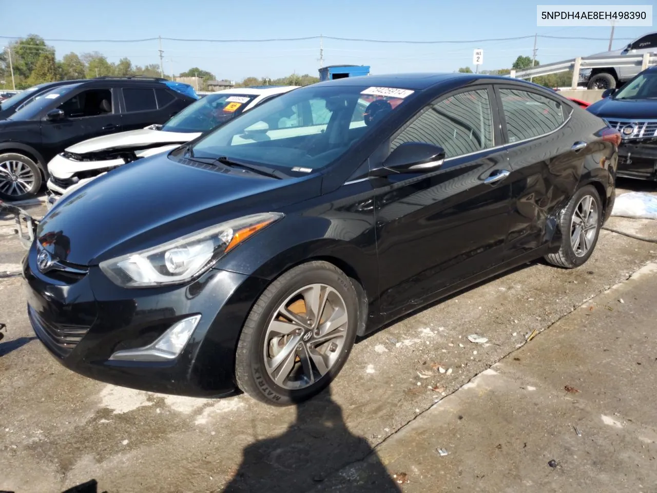 2014 Hyundai Elantra Se VIN: 5NPDH4AE8EH498390 Lot: 73425914