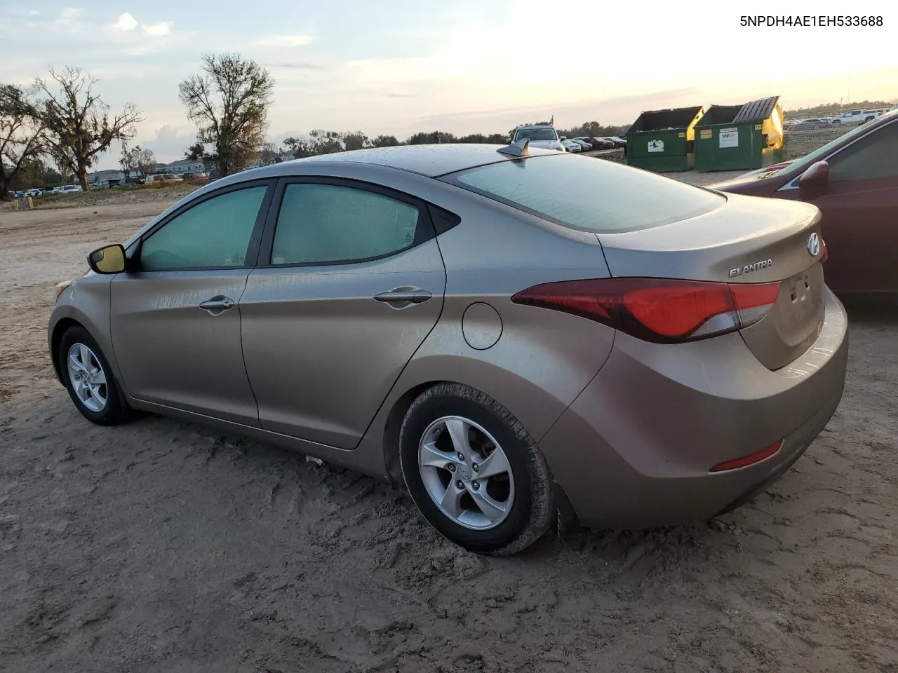 2014 Hyundai Elantra Se VIN: 5NPDH4AE1EH533688 Lot: 73631094