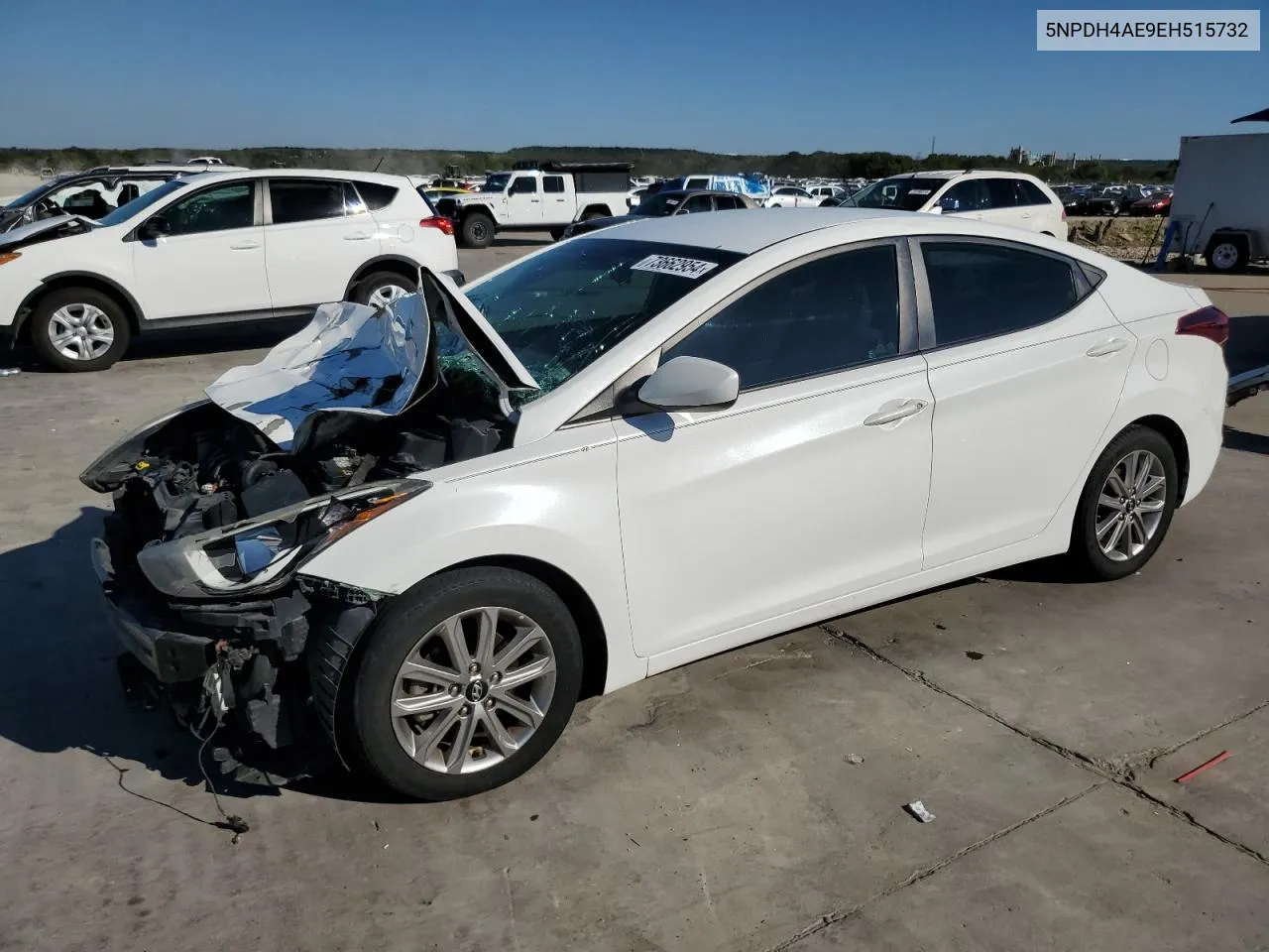 2014 Hyundai Elantra Se VIN: 5NPDH4AE9EH515732 Lot: 73662954