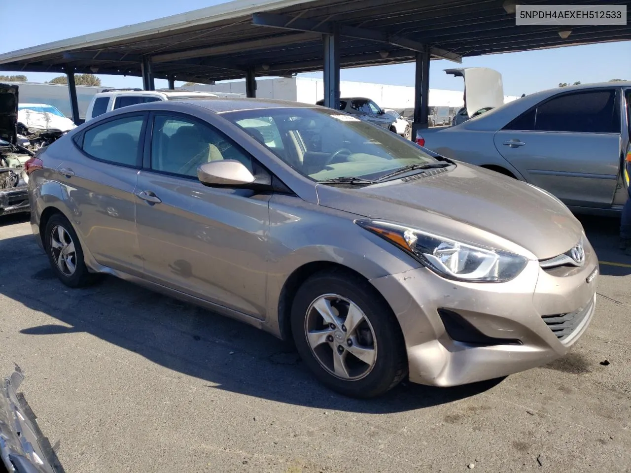 2014 Hyundai Elantra Se VIN: 5NPDH4AEXEH512533 Lot: 73731884