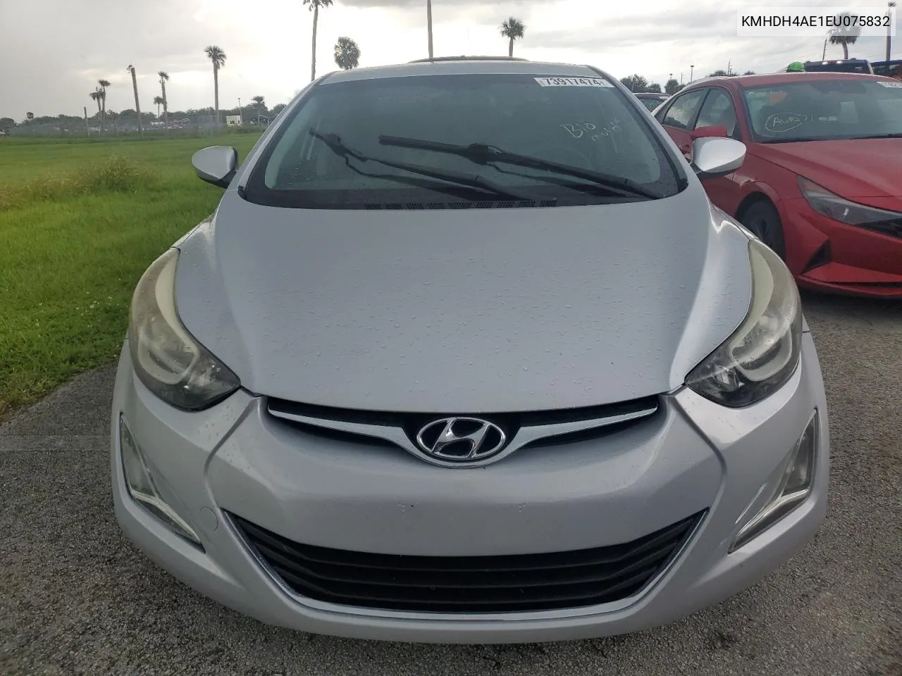 2014 Hyundai Elantra Se VIN: KMHDH4AE1EU075832 Lot: 73917474