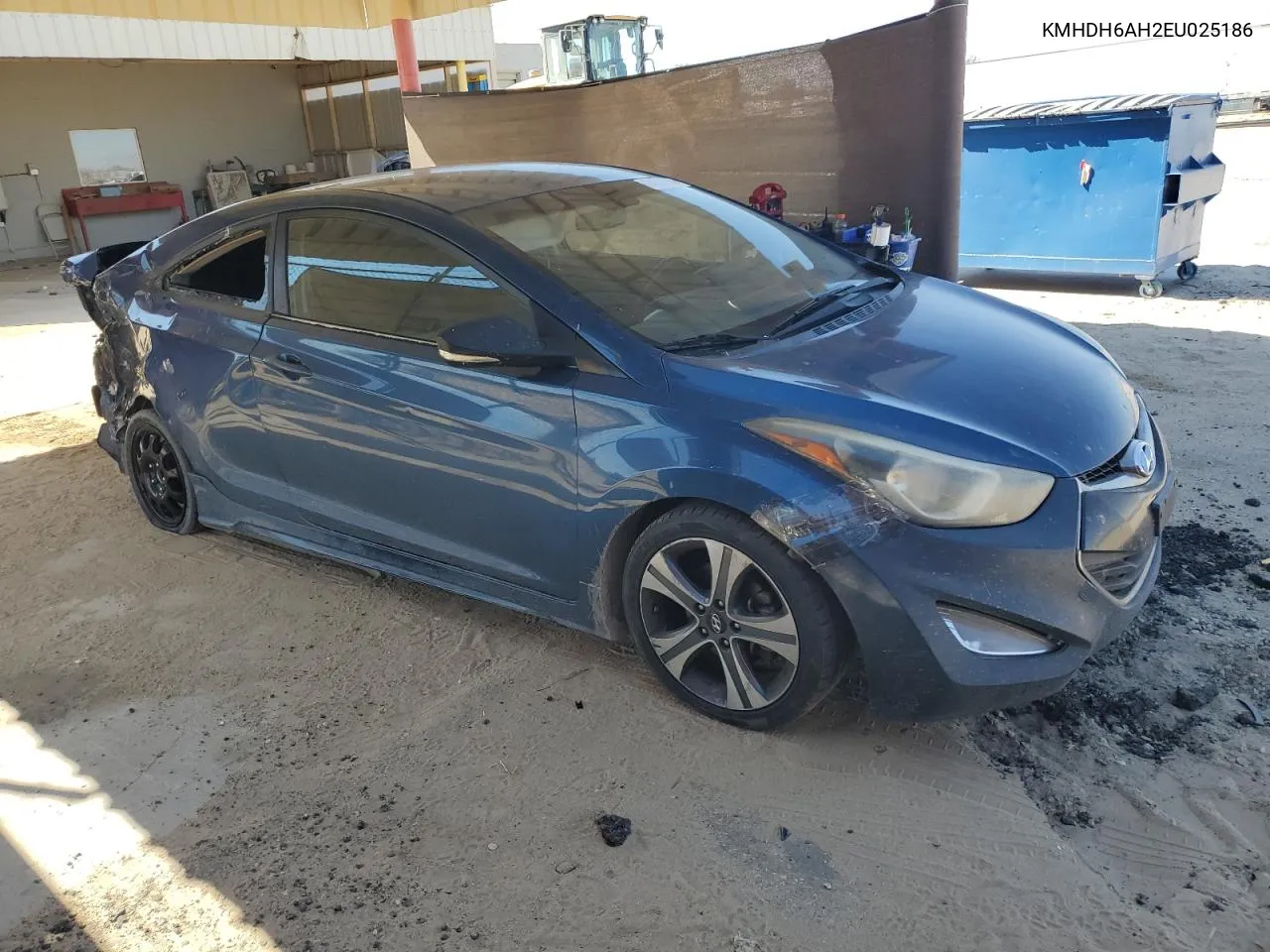 2014 Hyundai Elantra Coupe Gs VIN: KMHDH6AH2EU025186 Lot: 74044954