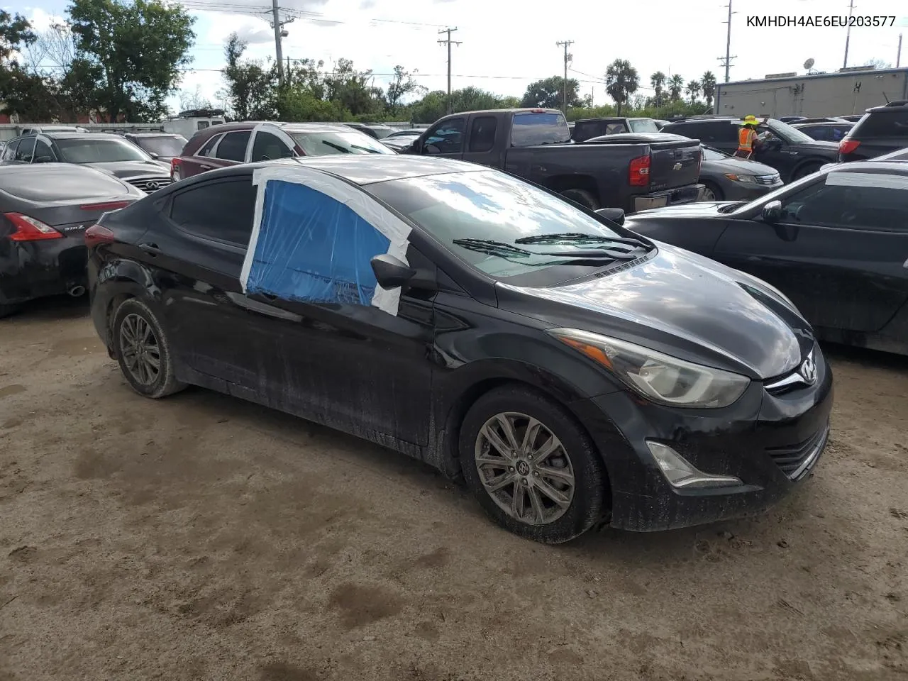 2014 Hyundai Elantra Se VIN: KMHDH4AE6EU203577 Lot: 74086414