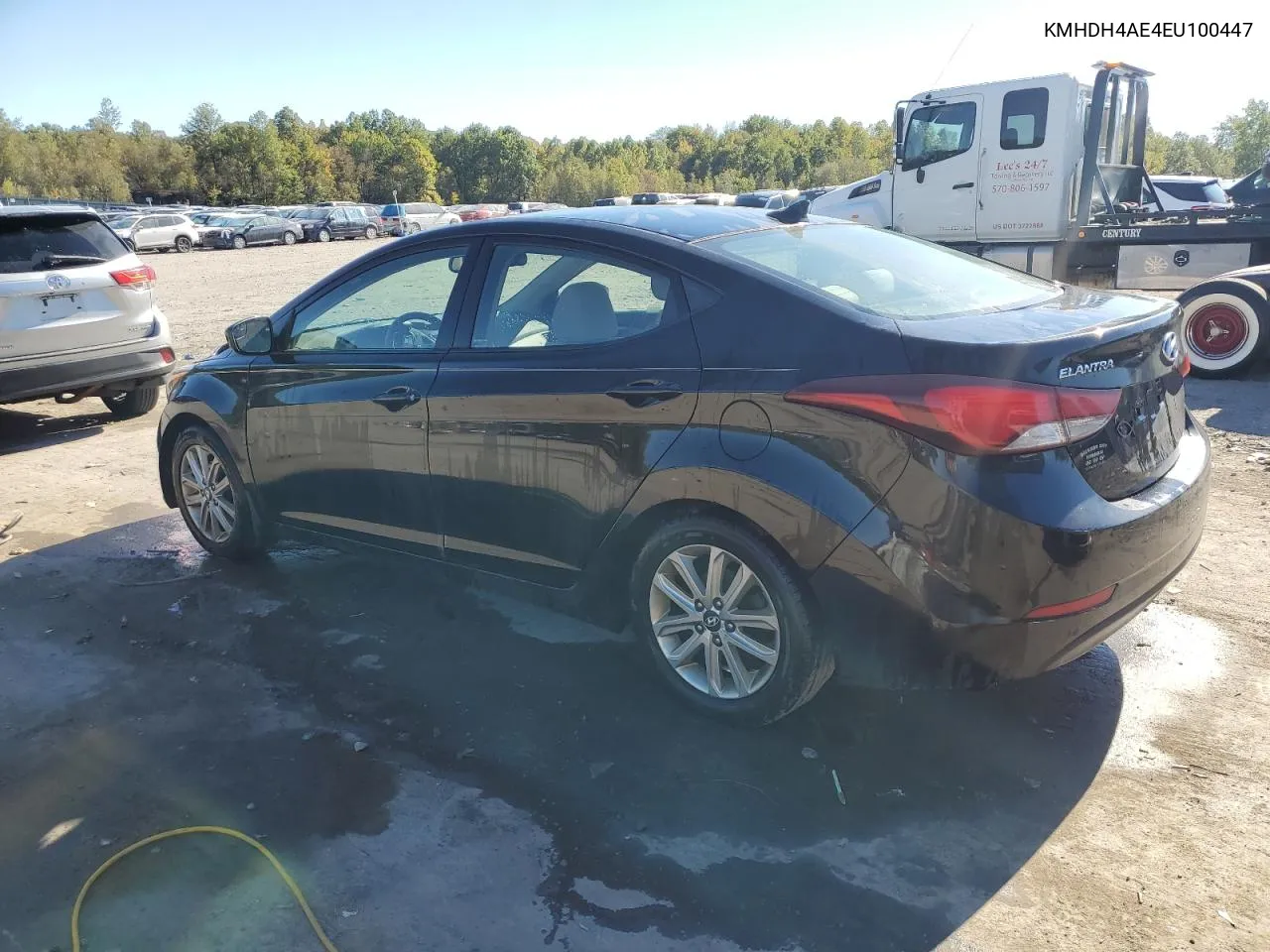 2014 Hyundai Elantra Se VIN: KMHDH4AE4EU100447 Lot: 74380194