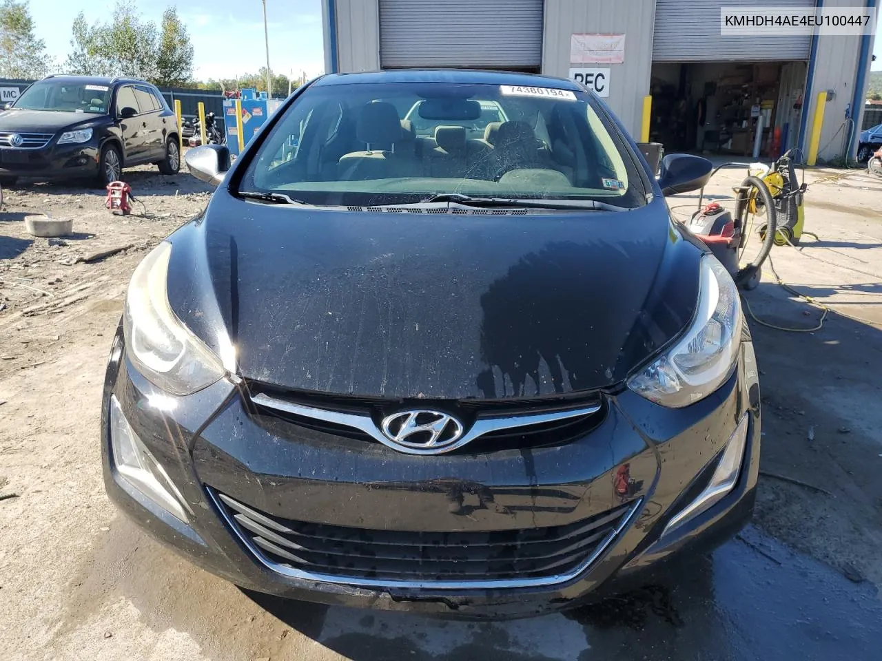 2014 Hyundai Elantra Se VIN: KMHDH4AE4EU100447 Lot: 74380194