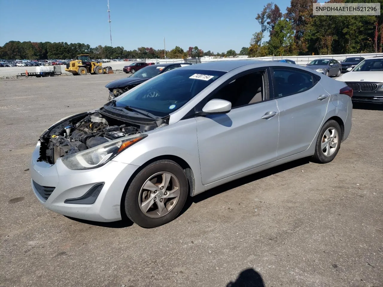 2014 Hyundai Elantra Se VIN: 5NPDH4AE1EH521296 Lot: 74387154