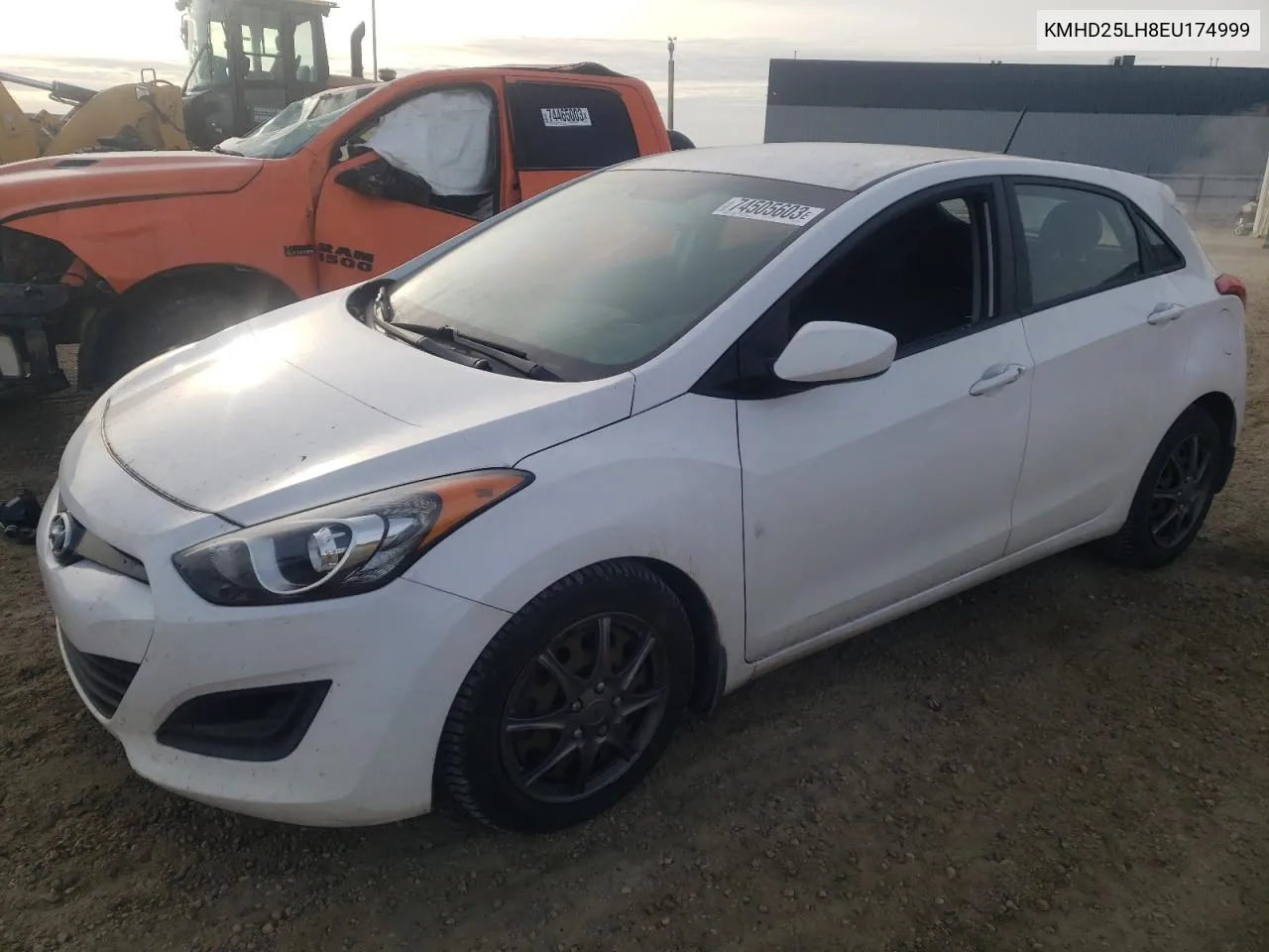 2014 Hyundai Elantra Gt VIN: KMHD25LH8EU174999 Lot: 74505603