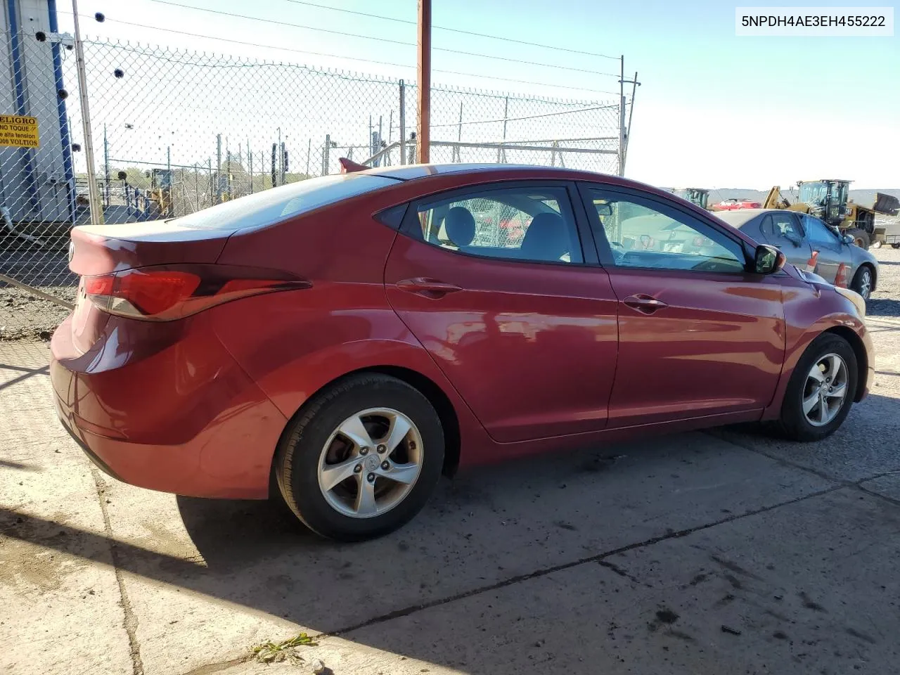 2014 Hyundai Elantra Se VIN: 5NPDH4AE3EH455222 Lot: 74877864