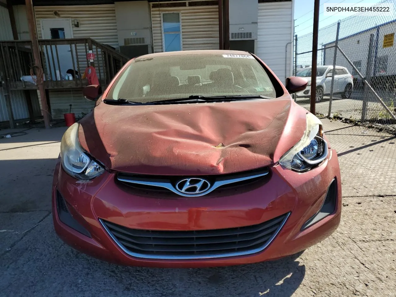 5NPDH4AE3EH455222 2014 Hyundai Elantra Se