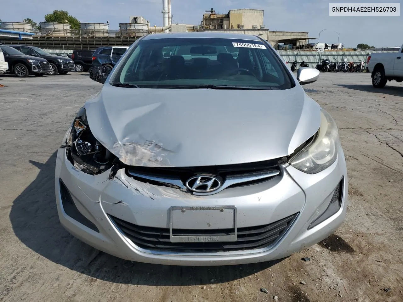 2014 Hyundai Elantra Se VIN: 5NPDH4AE2EH526703 Lot: 74996164