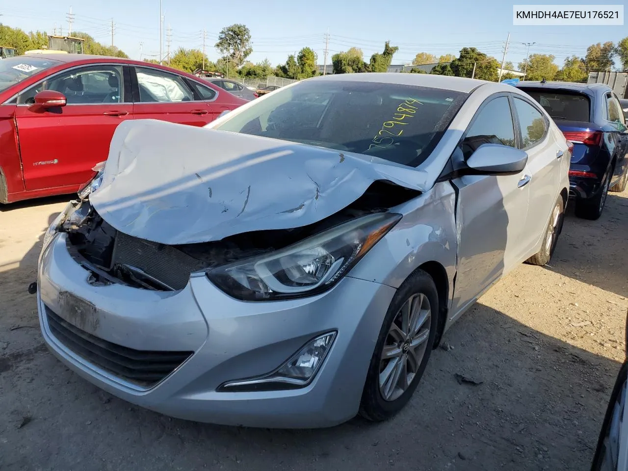 KMHDH4AE7EU176521 2014 Hyundai Elantra Se