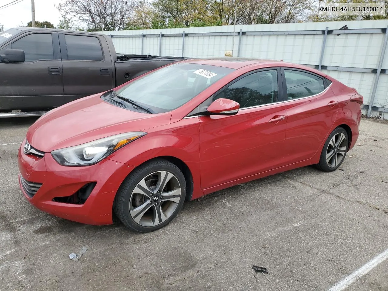 KMHDH4AH5EU160814 2014 Hyundai Elantra Se