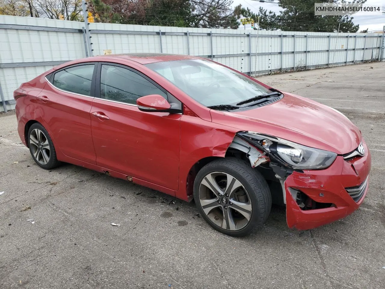 2014 Hyundai Elantra Se VIN: KMHDH4AH5EU160814 Lot: 75574084