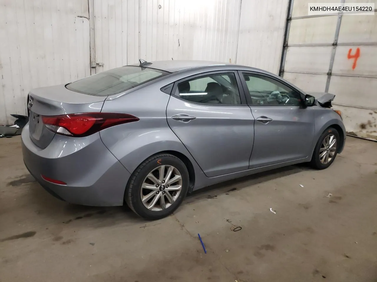 KMHDH4AE4EU154220 2014 Hyundai Elantra Se