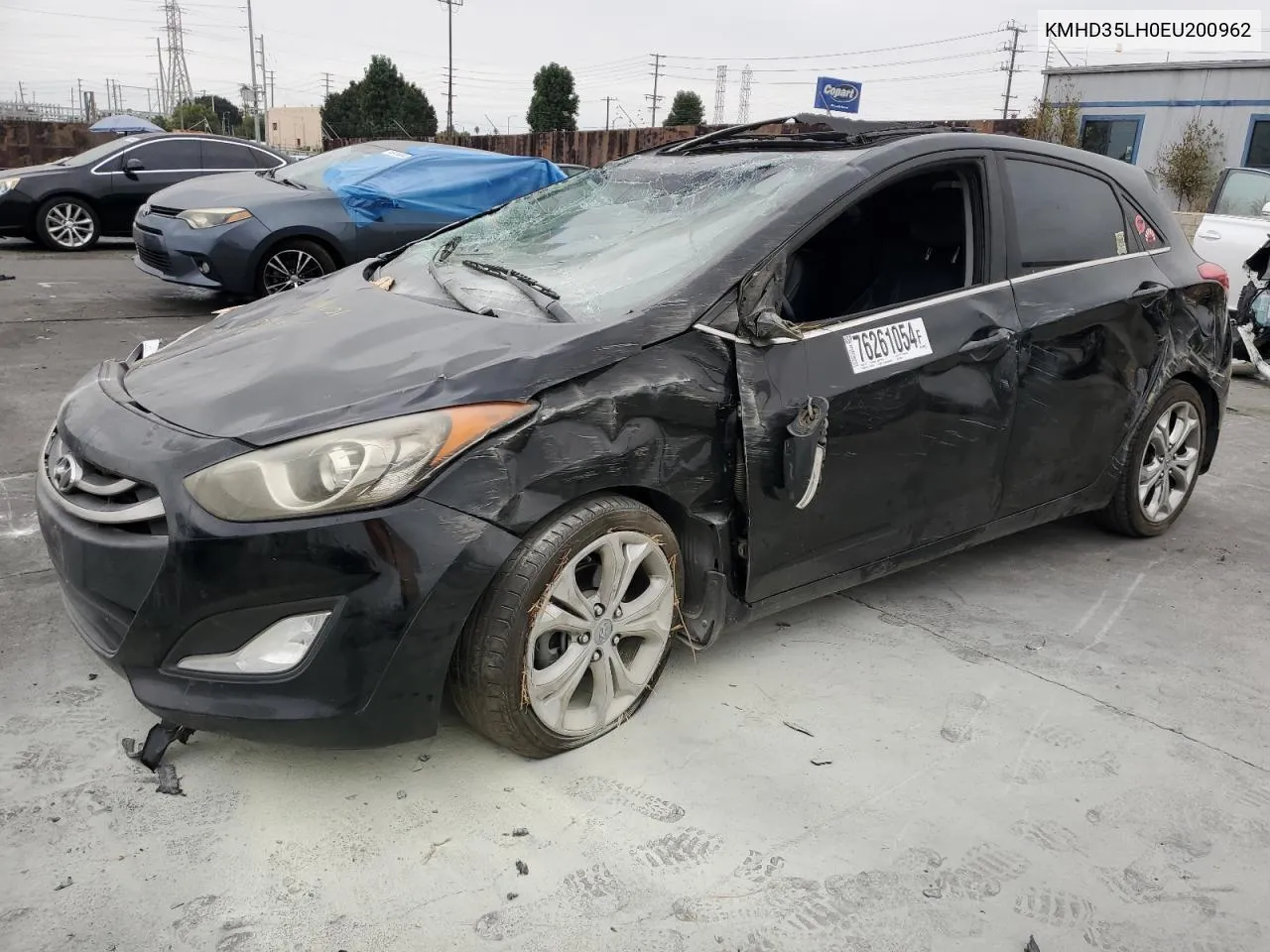 2014 Hyundai Elantra Gt VIN: KMHD35LH0EU200962 Lot: 76261054