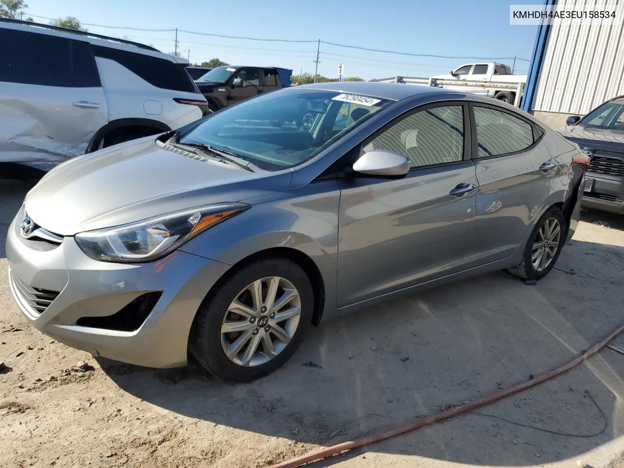 2014 Hyundai Elantra Se VIN: KMHDH4AE3EU158534 Lot: 76290454