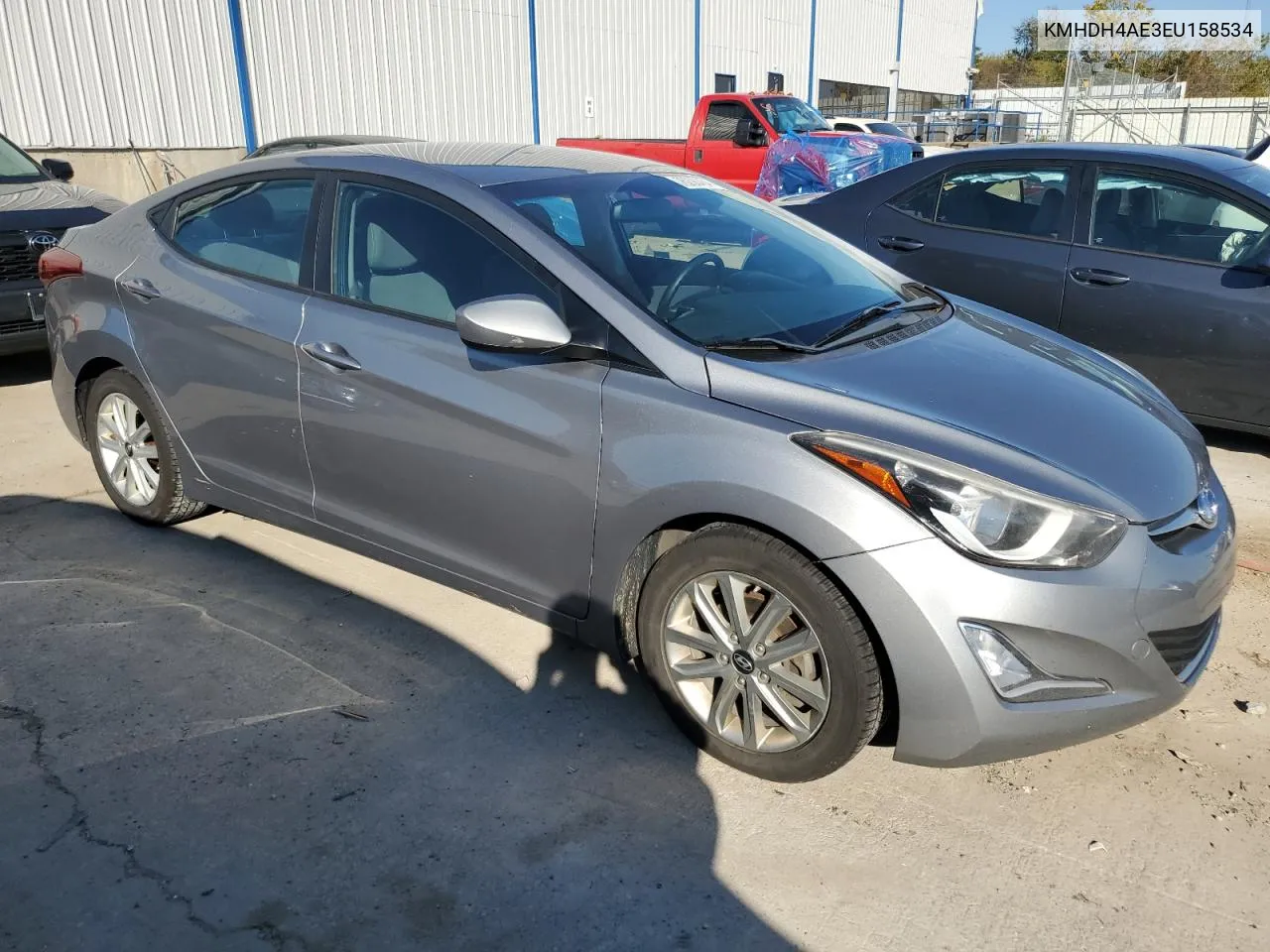 2014 Hyundai Elantra Se VIN: KMHDH4AE3EU158534 Lot: 76290454