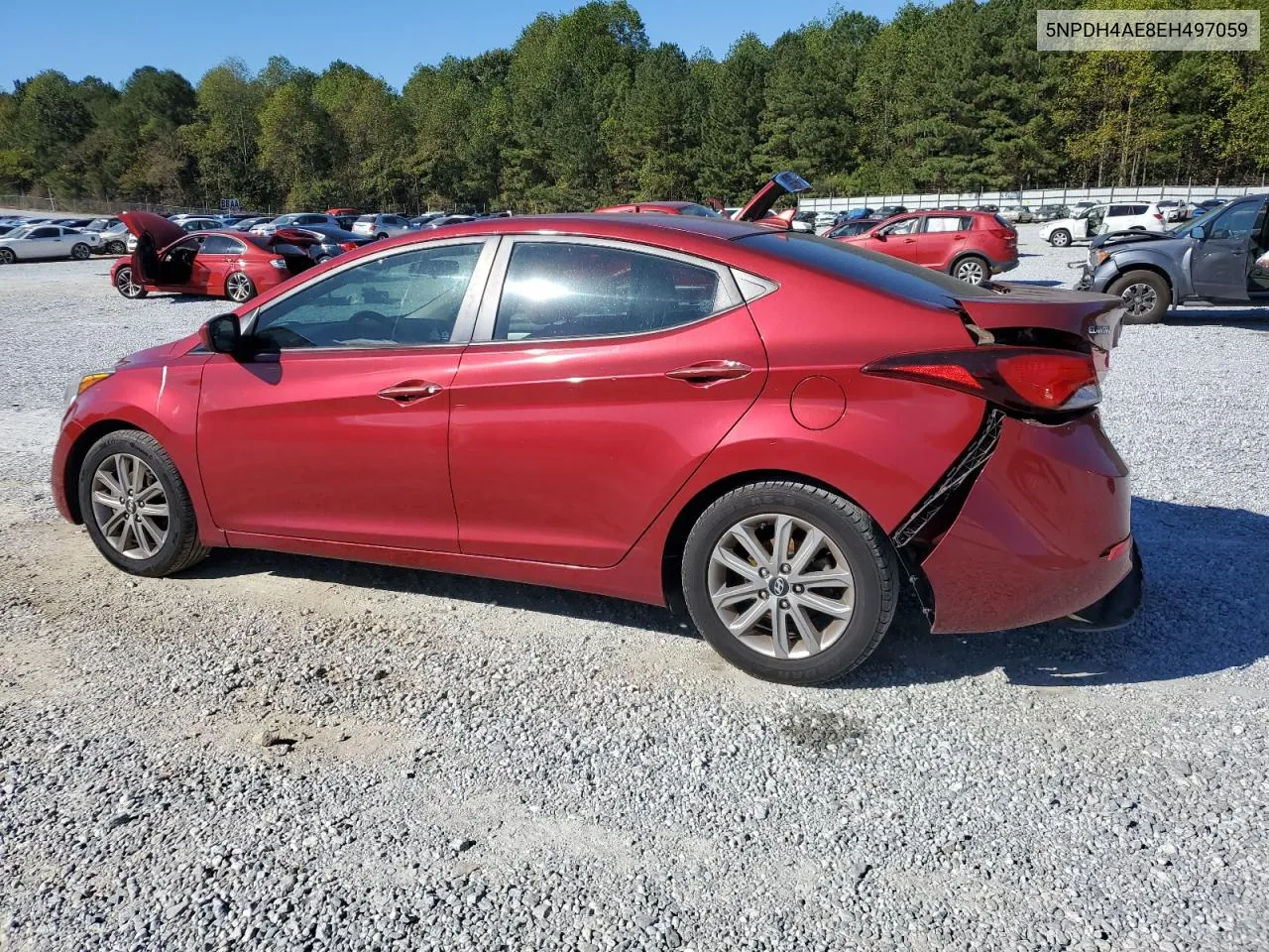 2014 Hyundai Elantra Se VIN: 5NPDH4AE8EH497059 Lot: 76455034