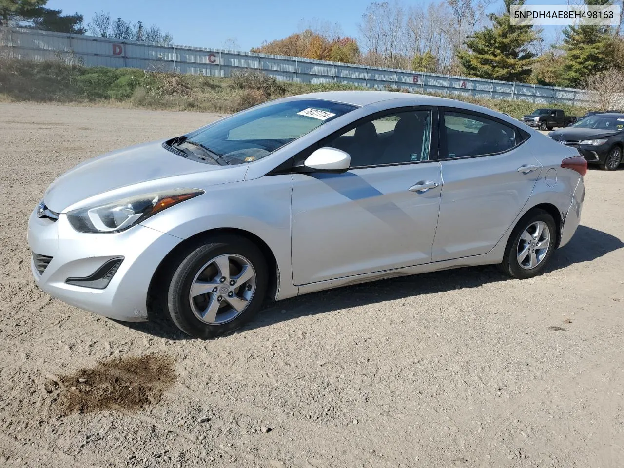 2014 Hyundai Elantra Se VIN: 5NPDH4AE8EH498163 Lot: 76727714