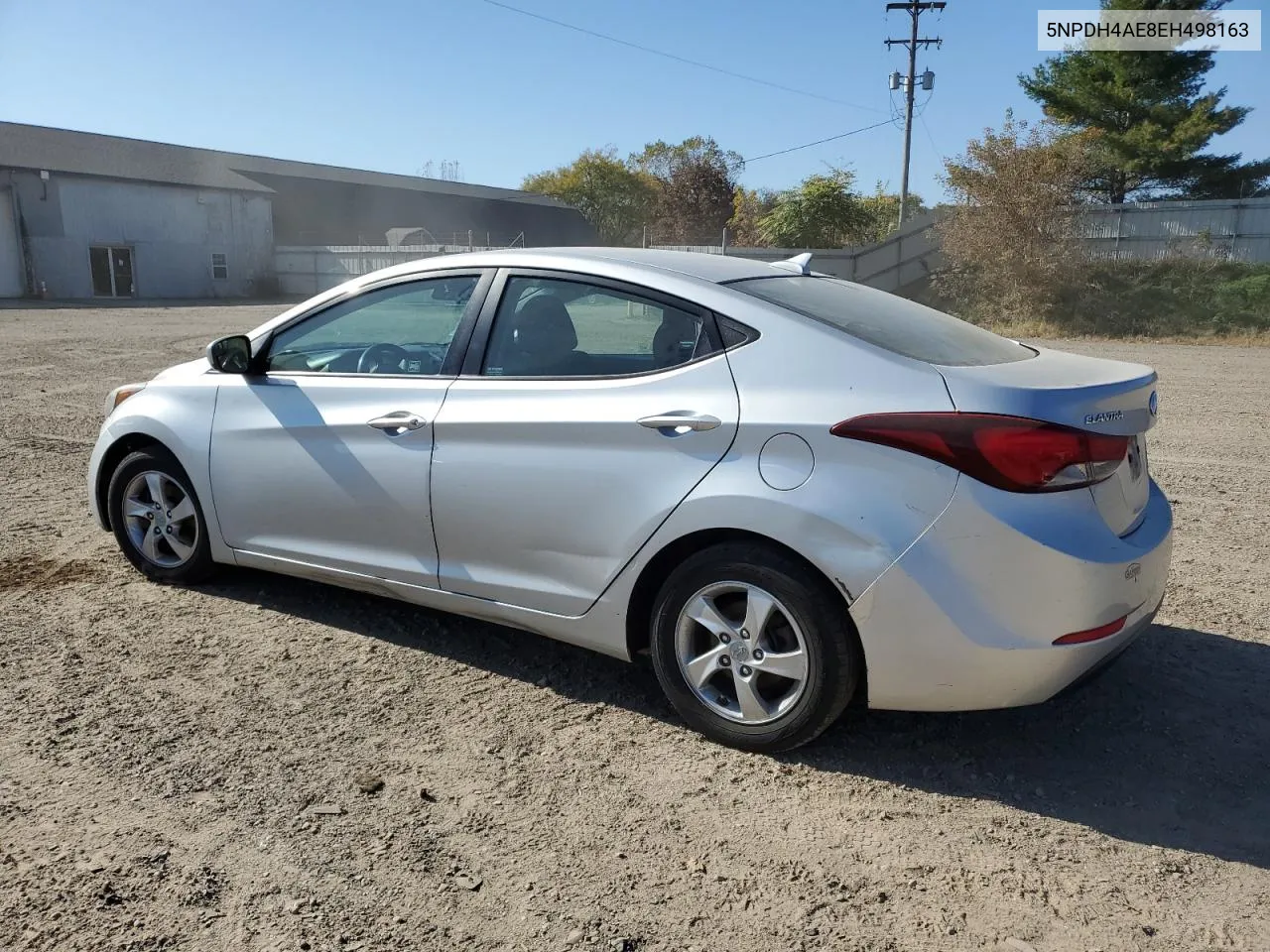 2014 Hyundai Elantra Se VIN: 5NPDH4AE8EH498163 Lot: 76727714