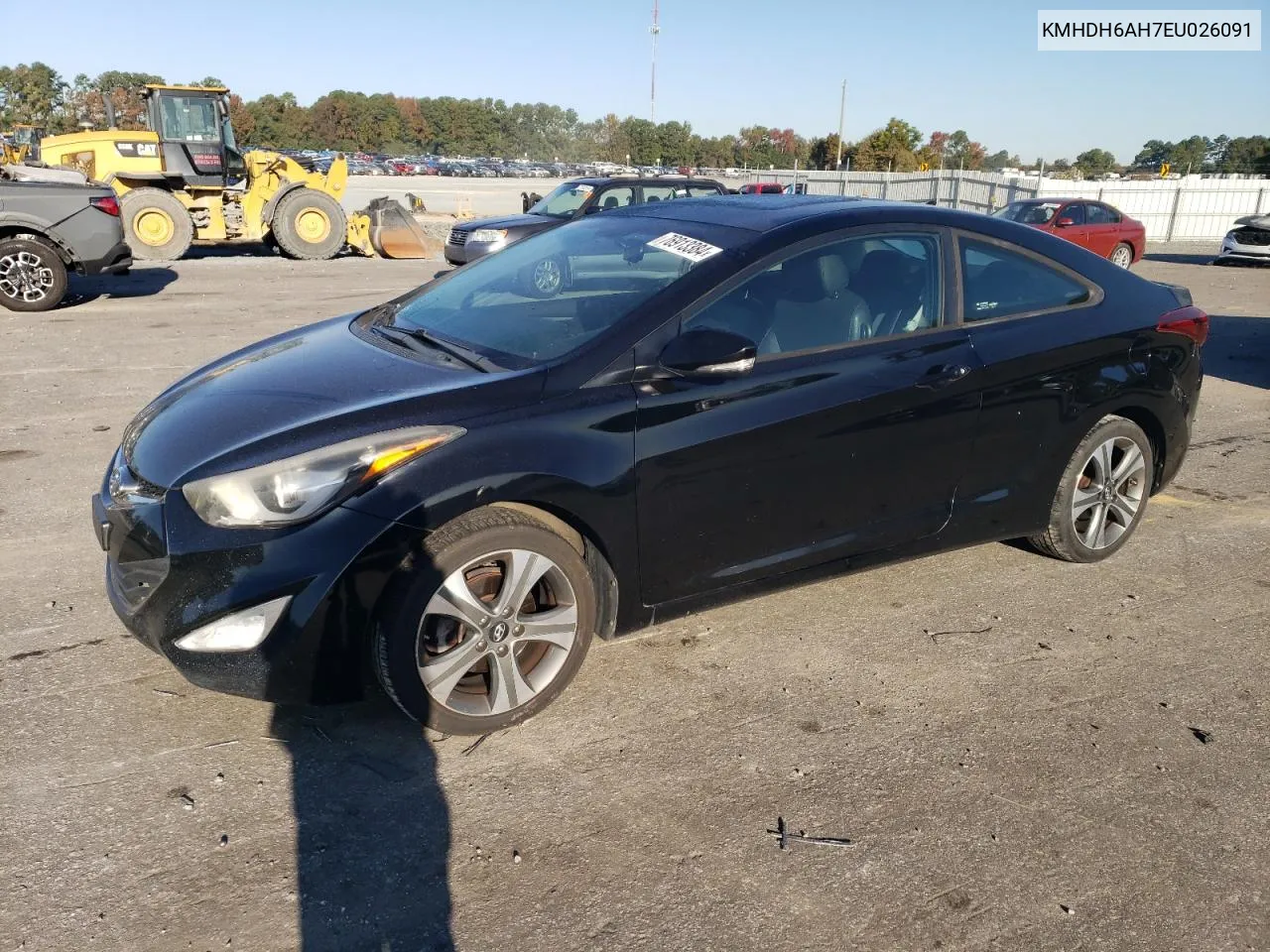 2014 Hyundai Elantra Coupe Gs VIN: KMHDH6AH7EU026091 Lot: 76913384