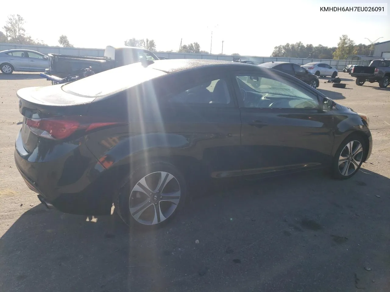 2014 Hyundai Elantra Coupe Gs VIN: KMHDH6AH7EU026091 Lot: 76913384