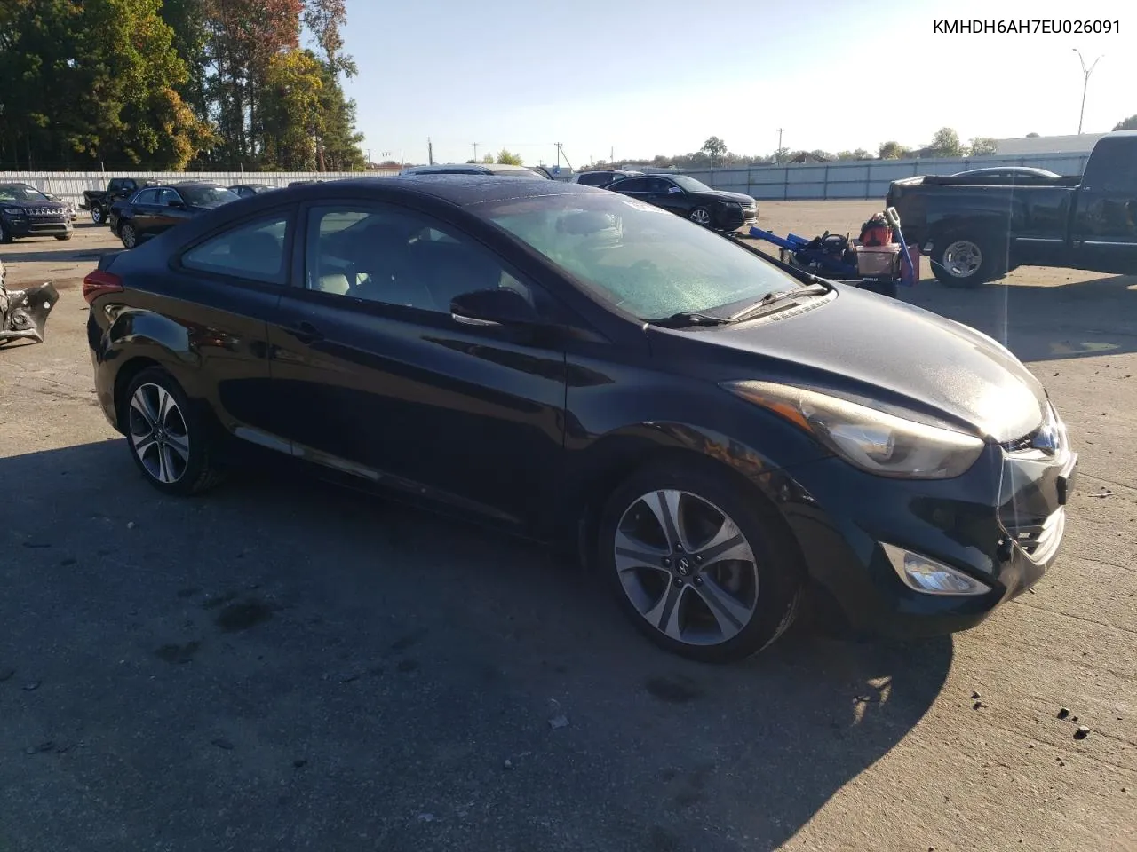 2014 Hyundai Elantra Coupe Gs VIN: KMHDH6AH7EU026091 Lot: 76913384