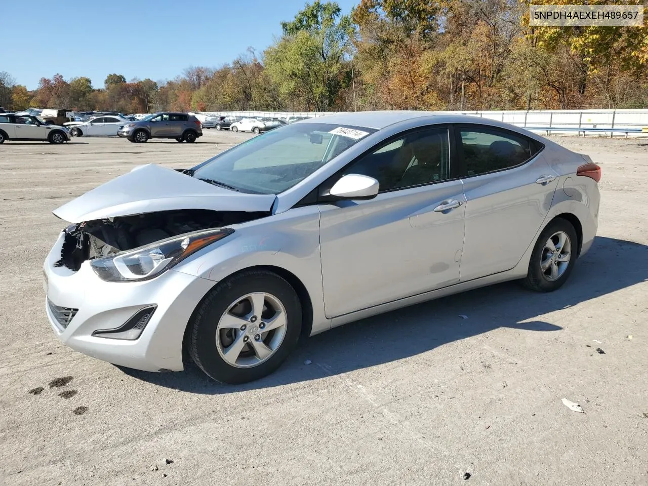 2014 Hyundai Elantra Se VIN: 5NPDH4AEXEH489657 Lot: 76948714