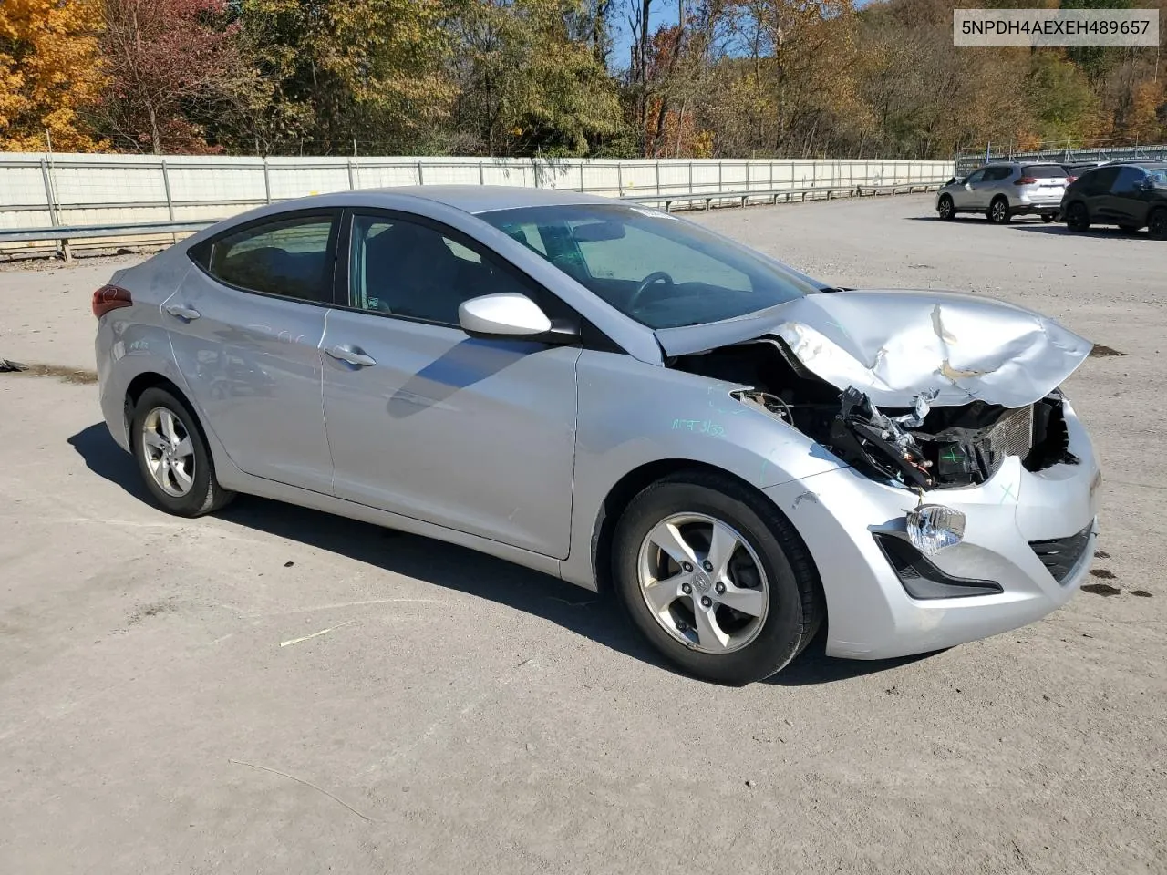 2014 Hyundai Elantra Se VIN: 5NPDH4AEXEH489657 Lot: 76948714