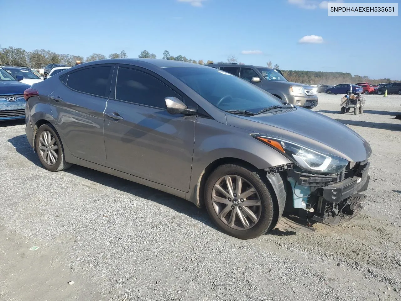 2014 Hyundai Elantra Se VIN: 5NPDH4AEXEH535651 Lot: 76953974