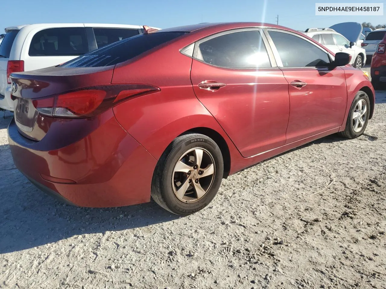 5NPDH4AE9EH458187 2014 Hyundai Elantra Se