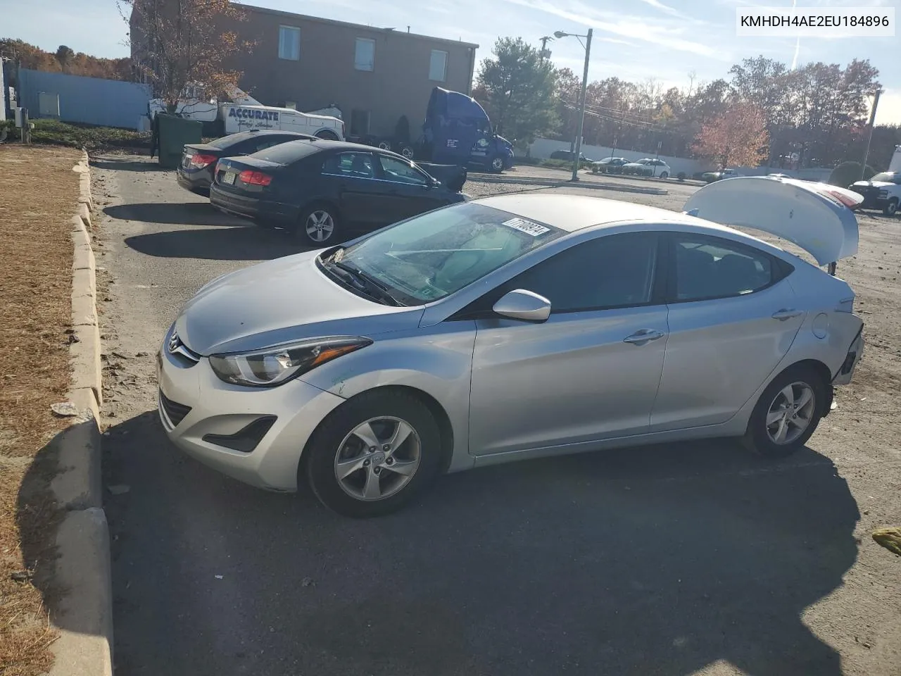 2014 Hyundai Elantra Se VIN: KMHDH4AE2EU184896 Lot: 77100974